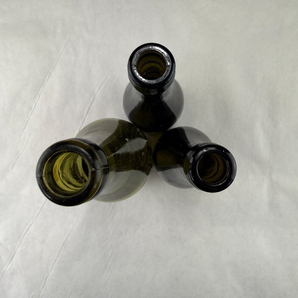 Vintage E & J Burke Olive Green Bottles Lot Of 3 - Picture 5 of 12